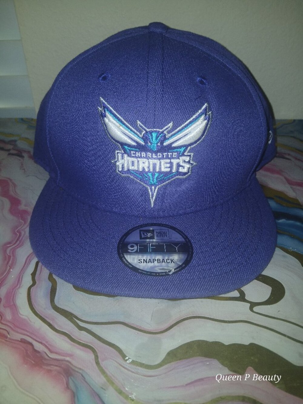 New Era 9FIFTY Charlotte Hornets Snapback Hat Purple Teal